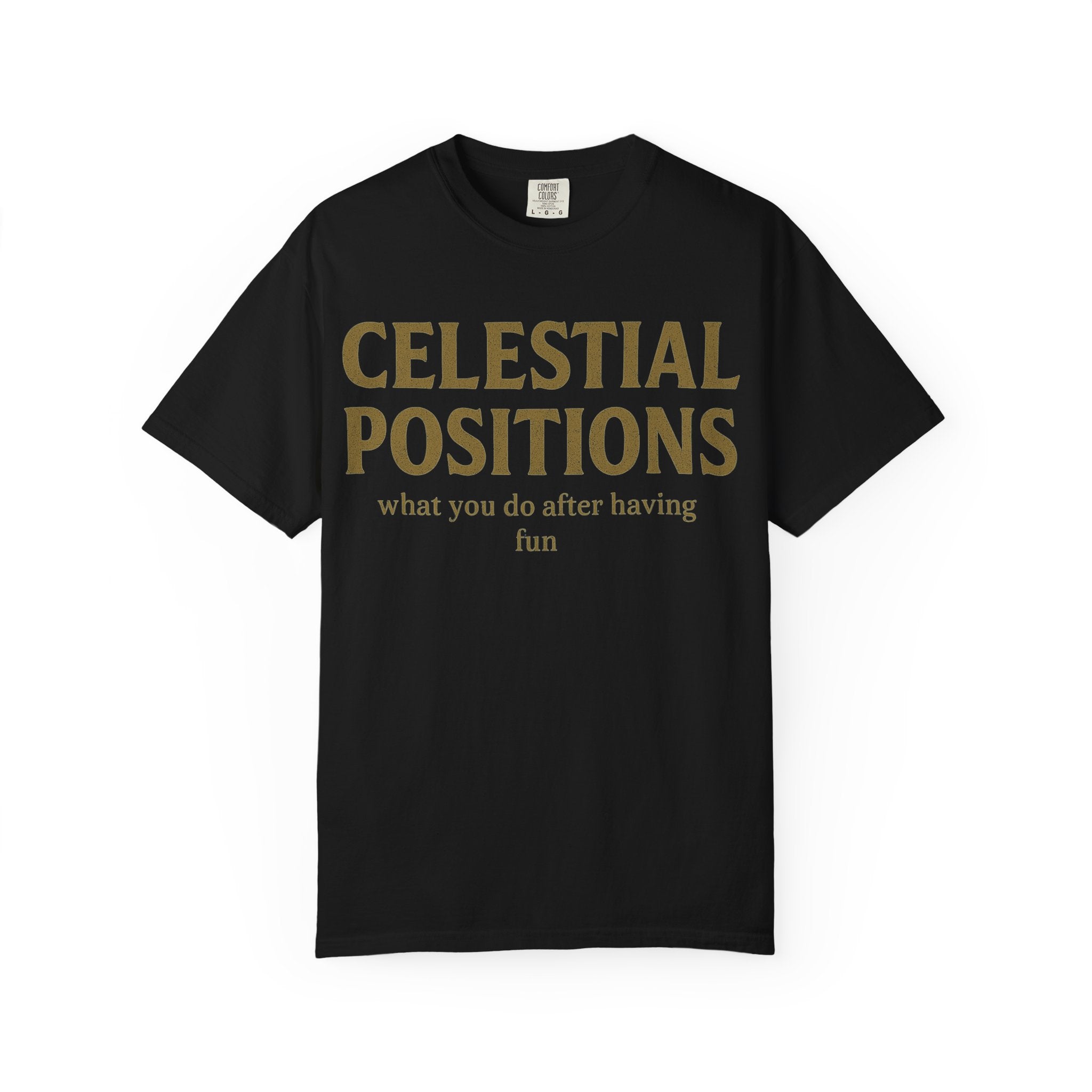"Celestial Positions" Unisex Garment-Dyed T-shirt