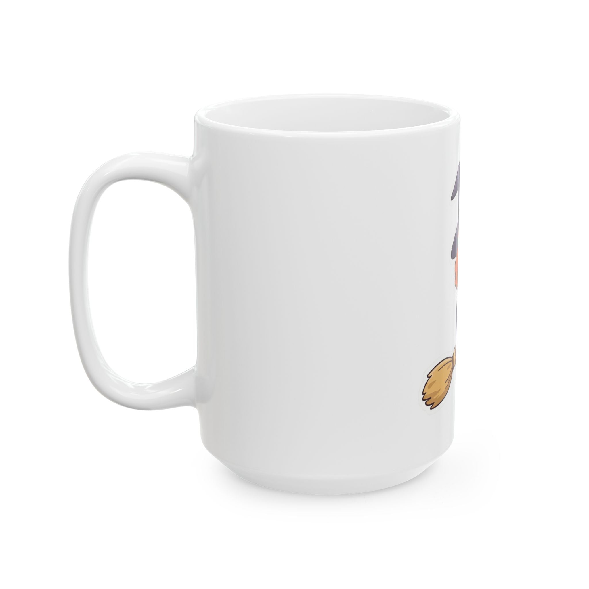 "Witch" White Ceramic Mug