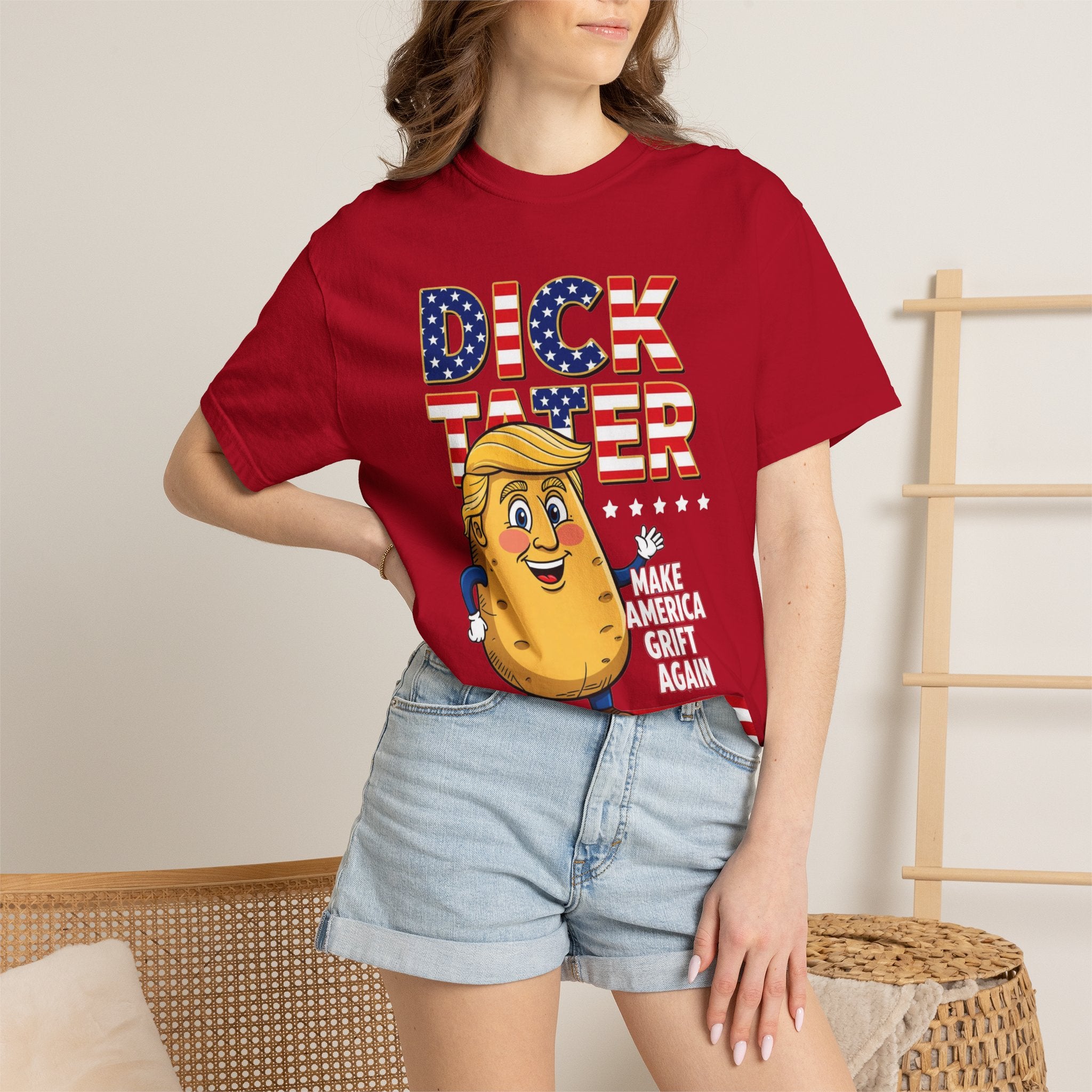 "The Dick Tater (Make America Grift Again)" Unisex Garment-Dyed T-shirt