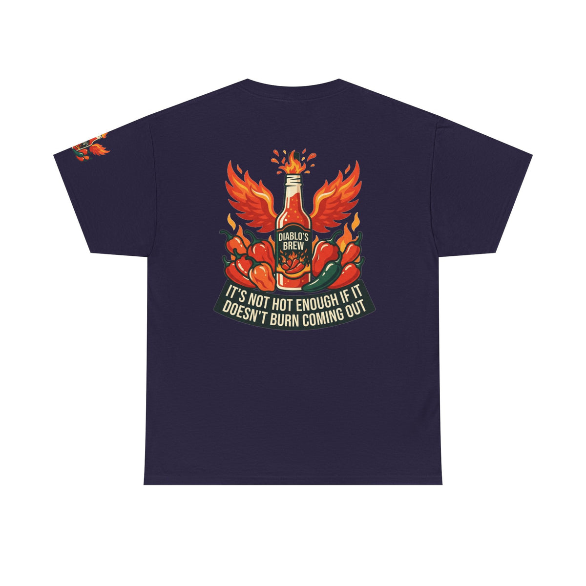 Color: Blackberry | Burns Coming Out Premium Graphic Tee