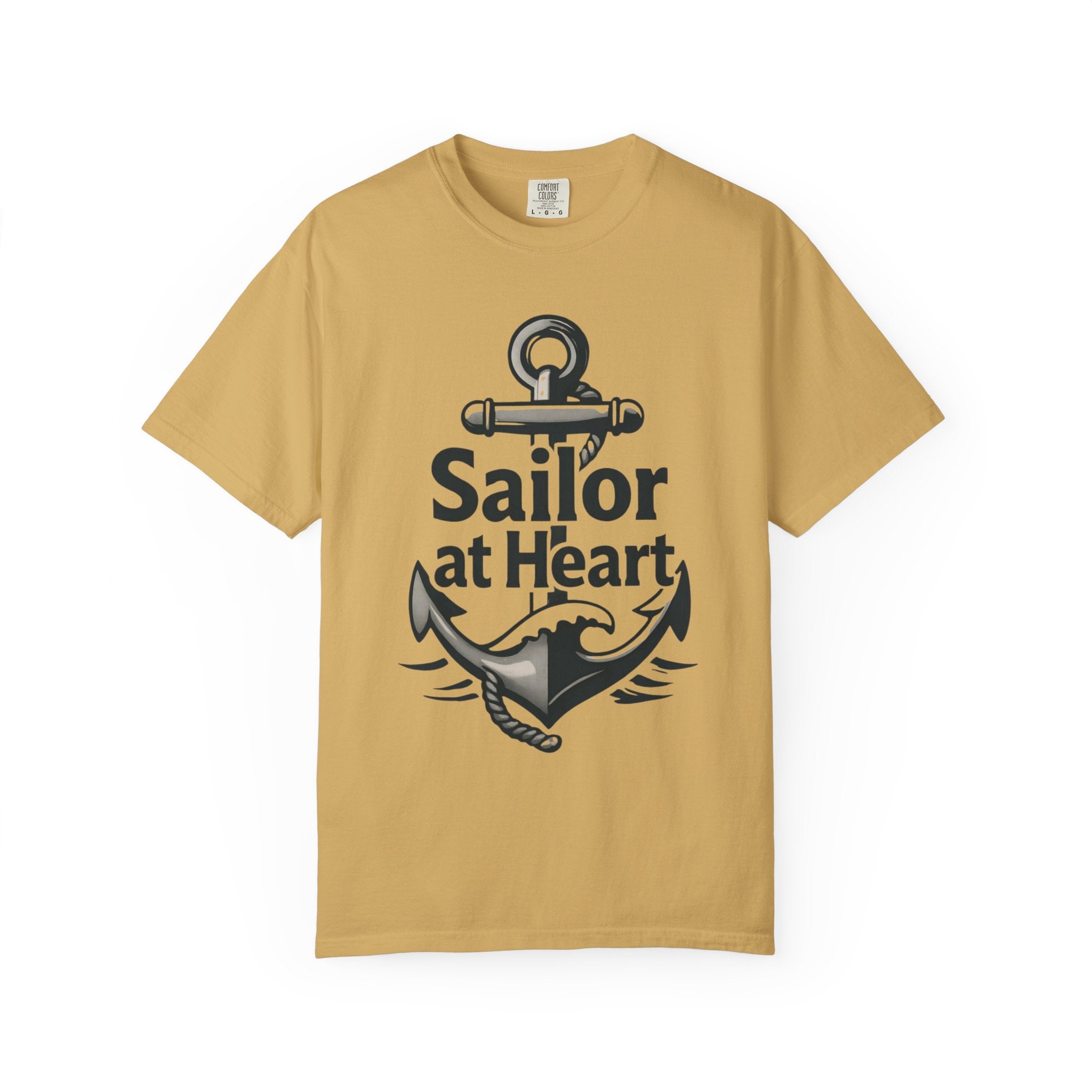 "Sailor at Heart-2" Unisex Garment-Dyed T-shirt