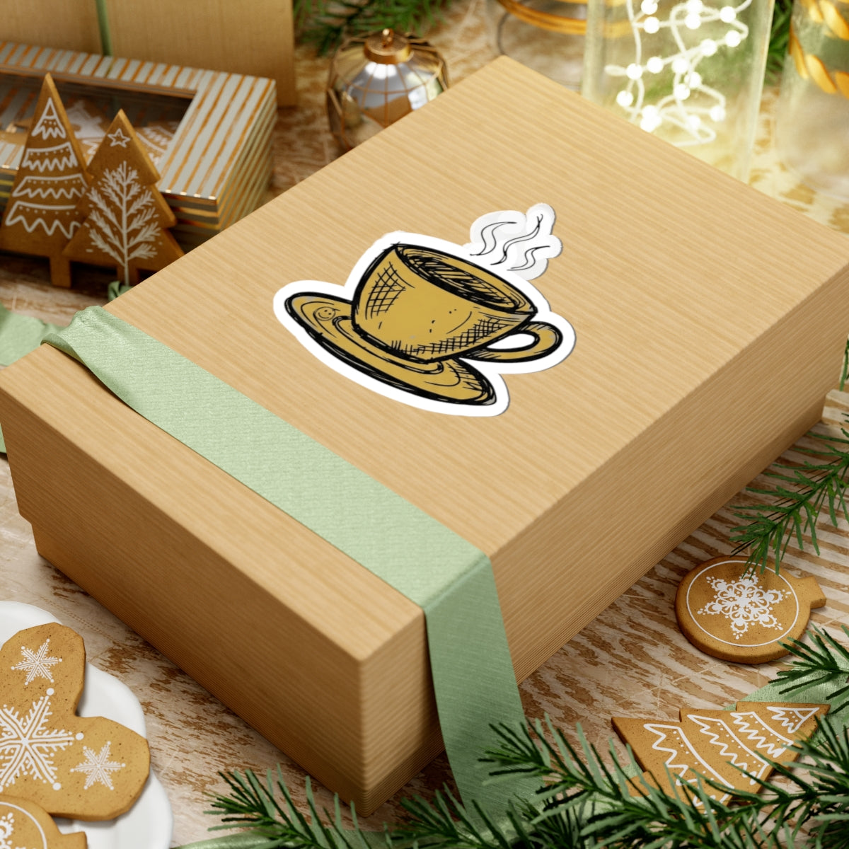 "Happy Coffee" Sticker