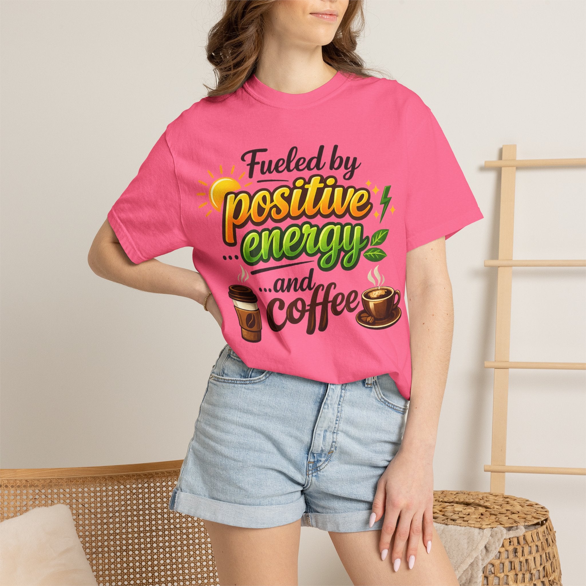 "The High-Voltage Morning Routine" Unisex Garment-Dyed T-shirt