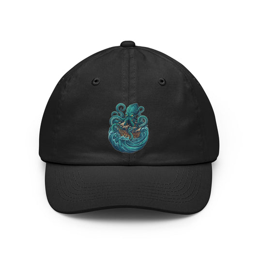 Color: Black | The Kraken (Norse-Global Maritime) Dad Hat