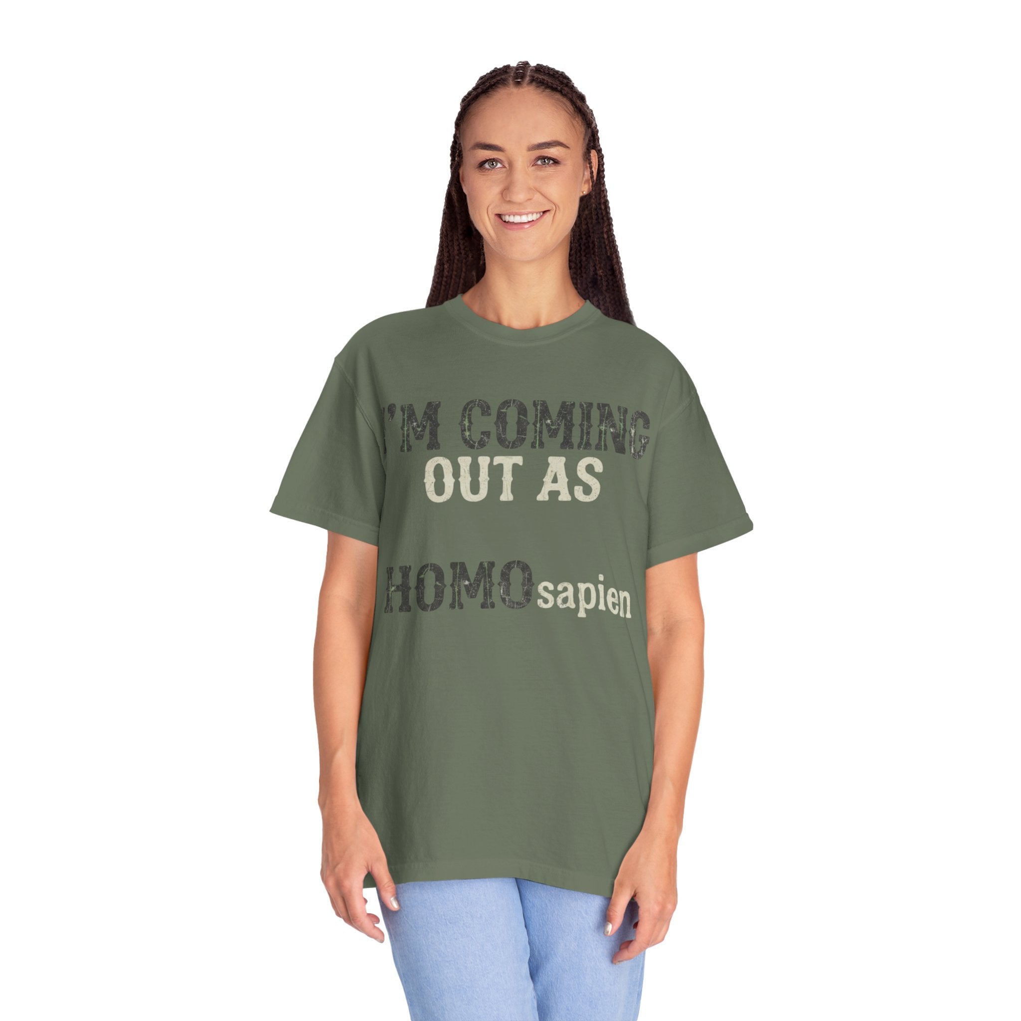 "I'm Coming Out" Unisex Garment-Dyed Tee