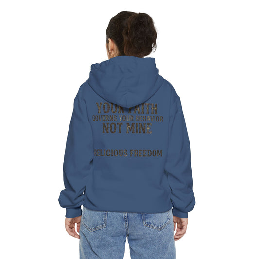"Religious Freedom" Garment-Dyed Hoodie