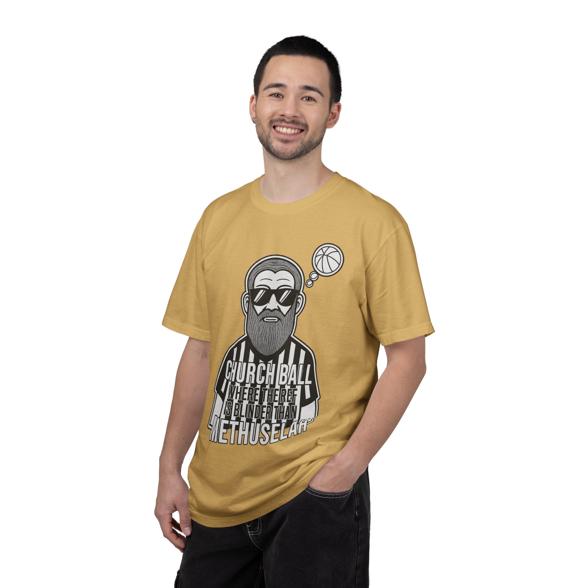 "Church Ball Methuselah" Unisex Garment-Dyed T-shirt