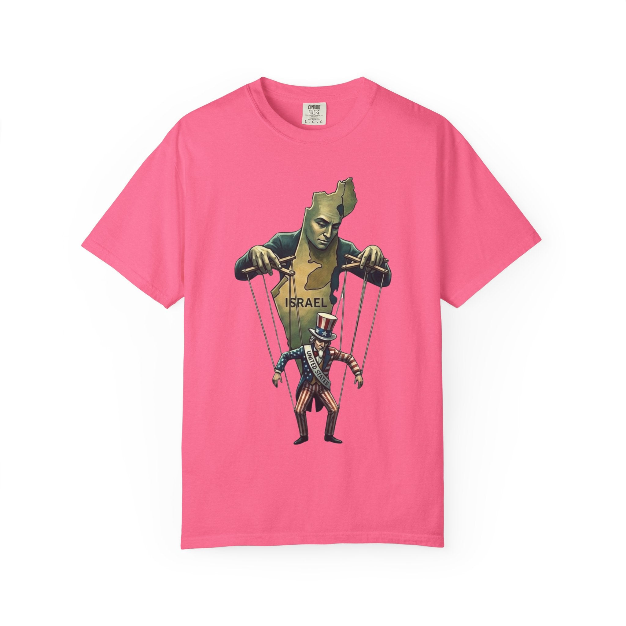 "The Global Puppet Master" Unisex Garment-Dyed T-shirt