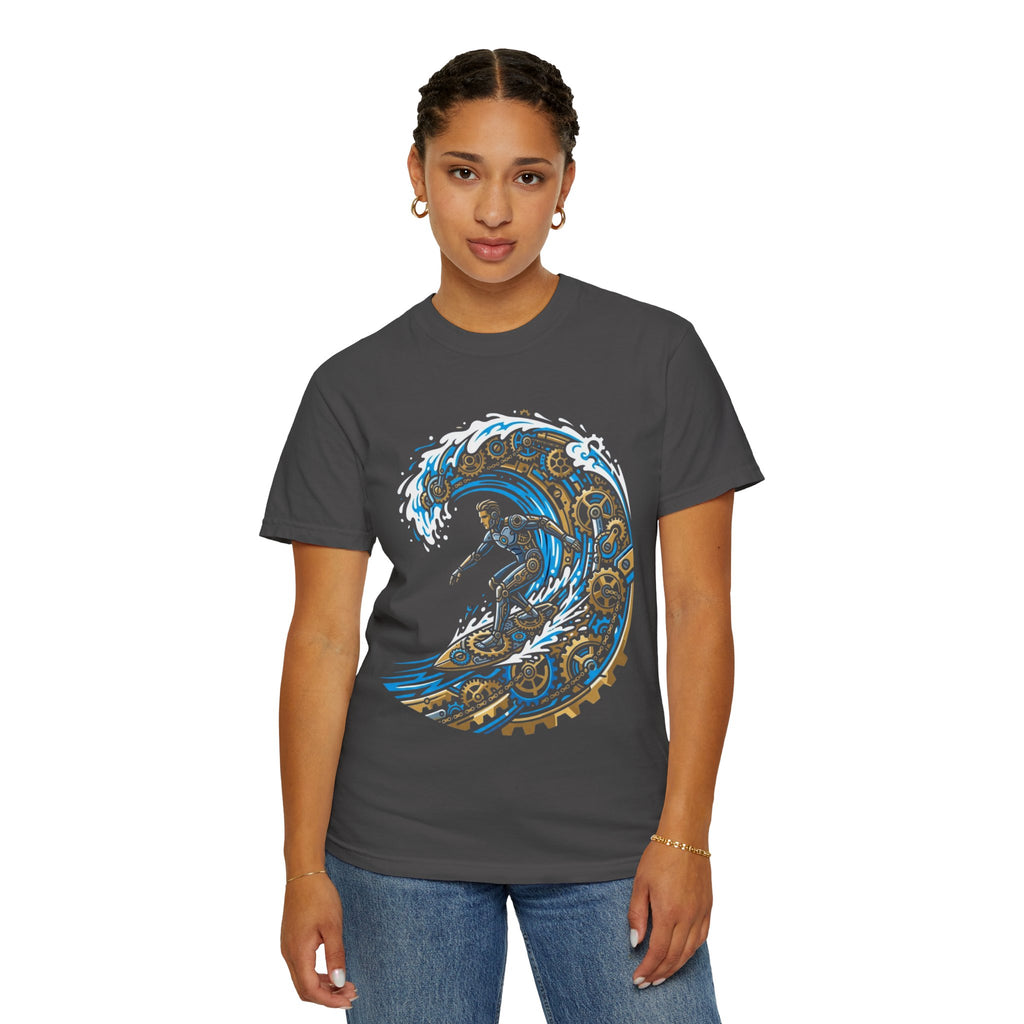"Time Surfer" Unisex Garment-Dyed Tee