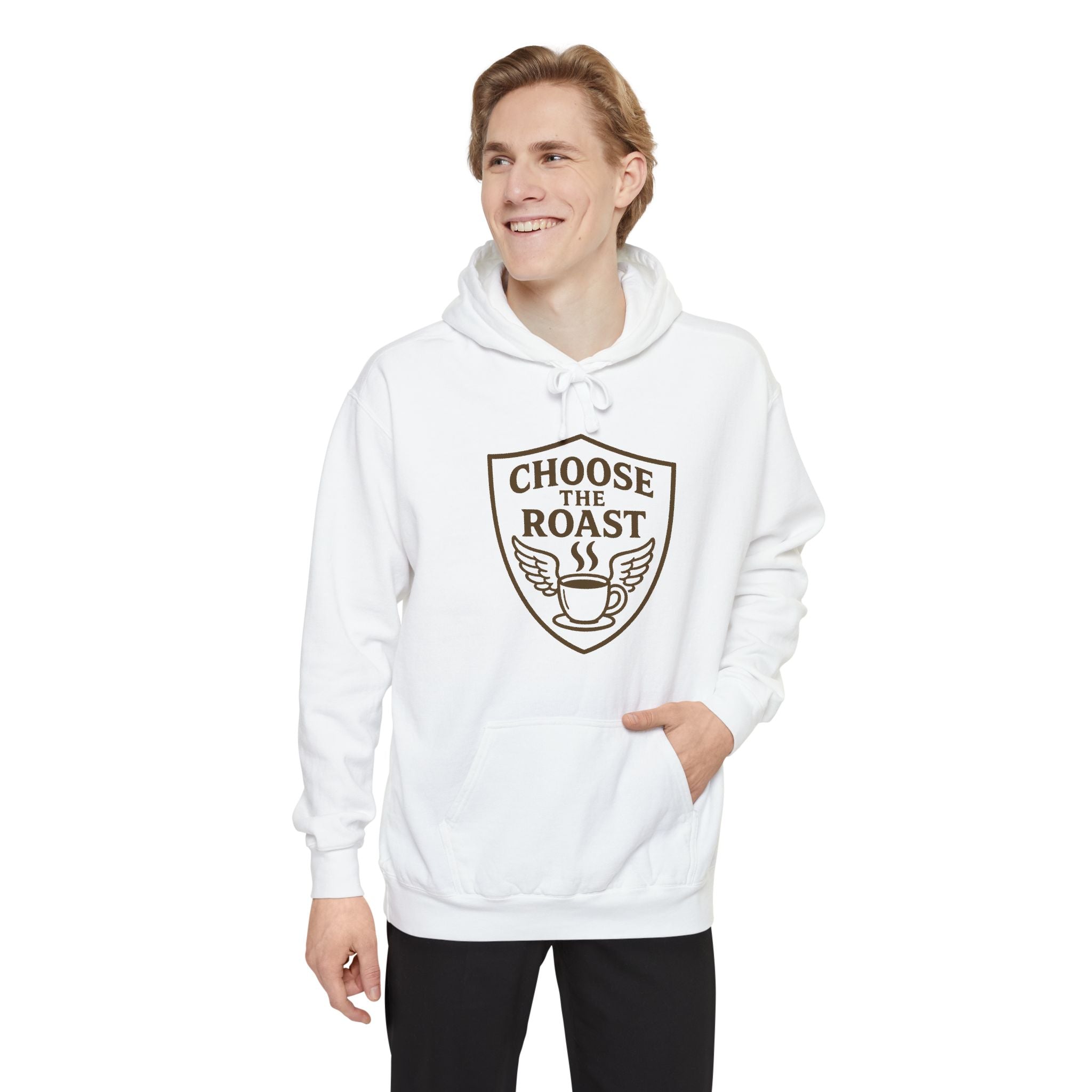 Choose the Roast - Dark as Your Soul | Garment-Dyed Hoodie — AttitudeShirts