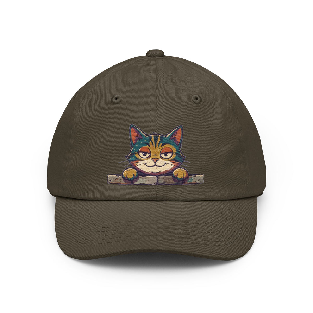 Color: Olive | I Didn't Do It Dad Hat — Graphic
