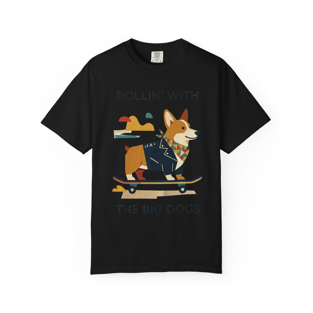 "With the Big Dogs" Unisex Garment-Dyed Tee