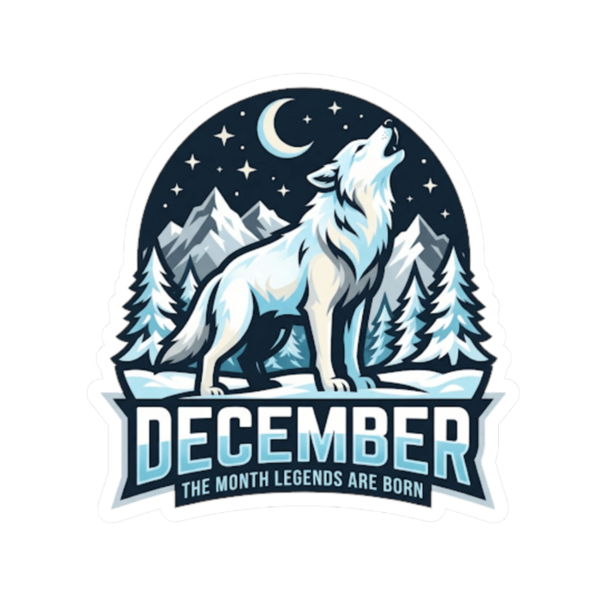 "December Legend" Sticker