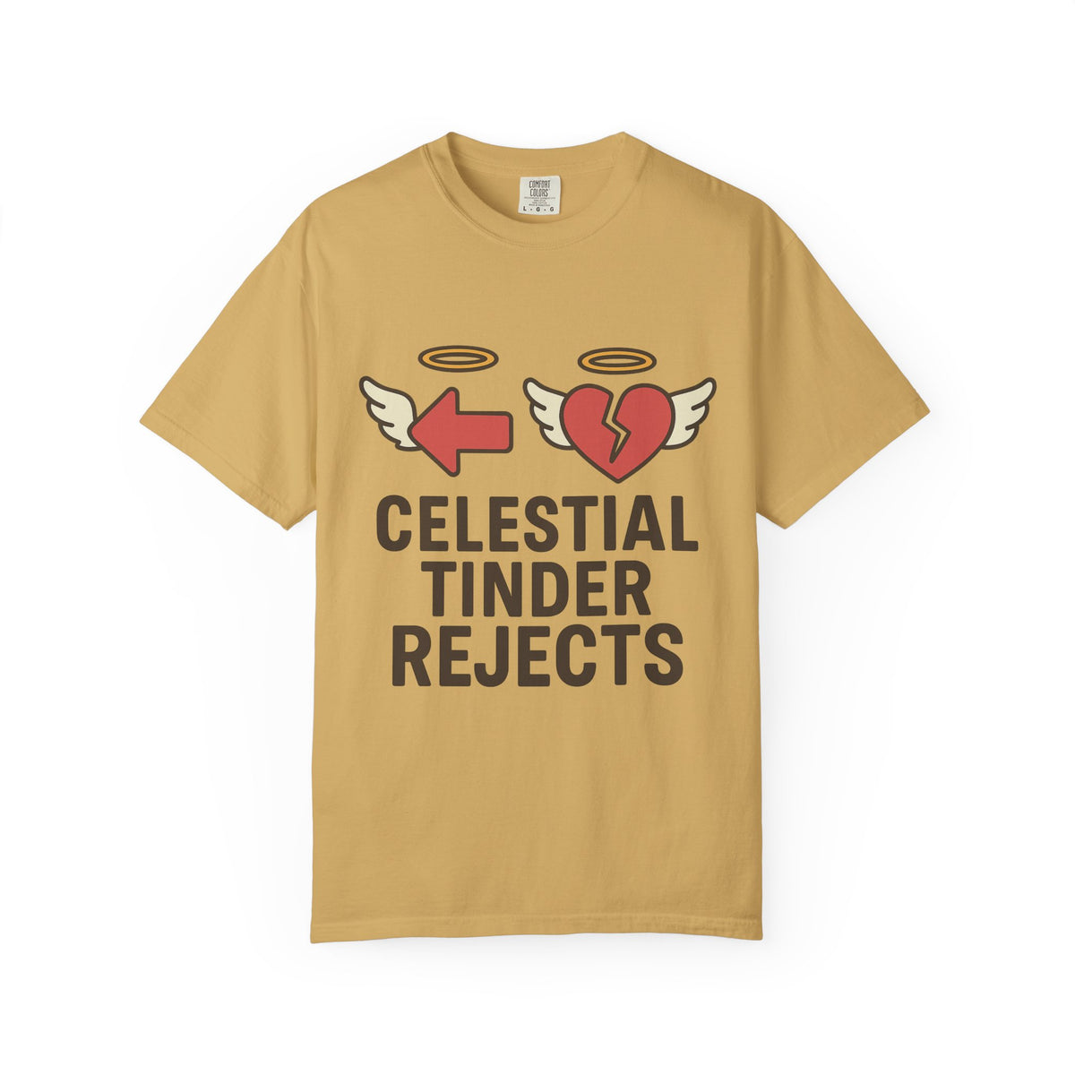 Color: Mustard | Celestial Tinder Rejects Unisex Garment-Dyed T-shirt