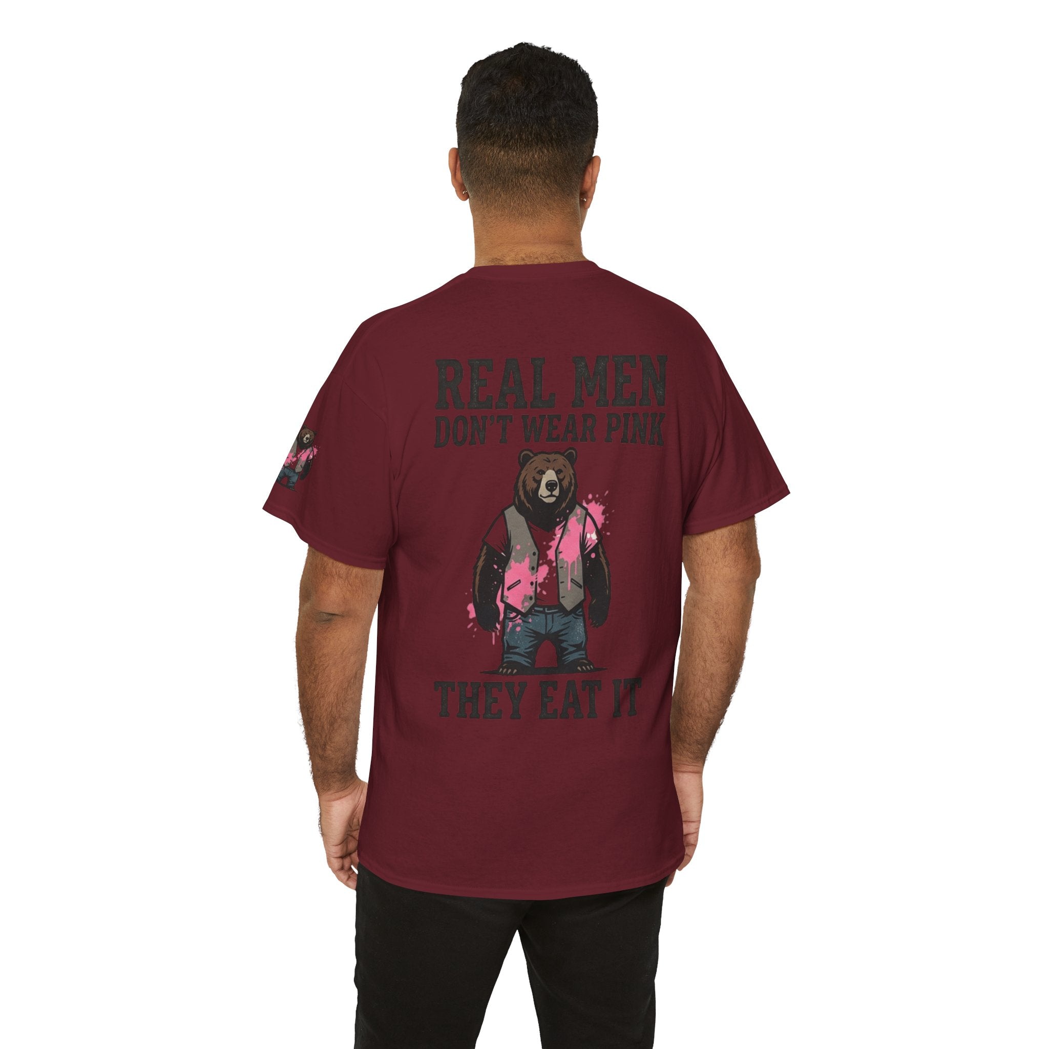 "Real Men Eat Pink" Premium Graphic Tee