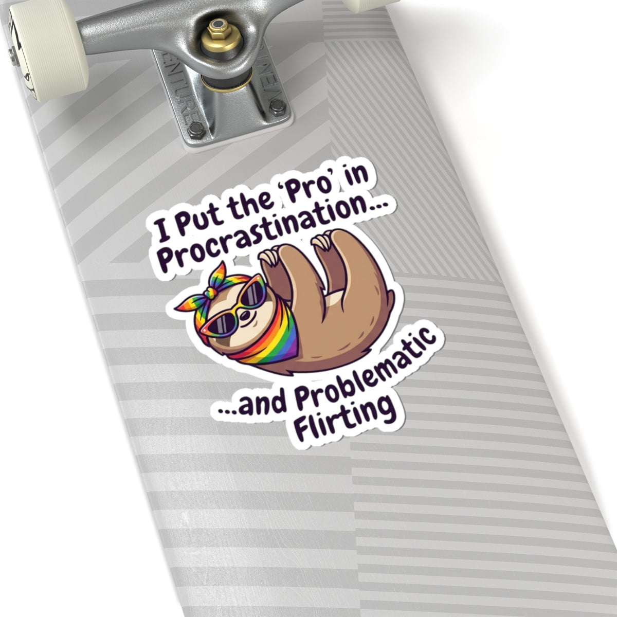 "Pro in Problematic Flirting" Sticker — Main