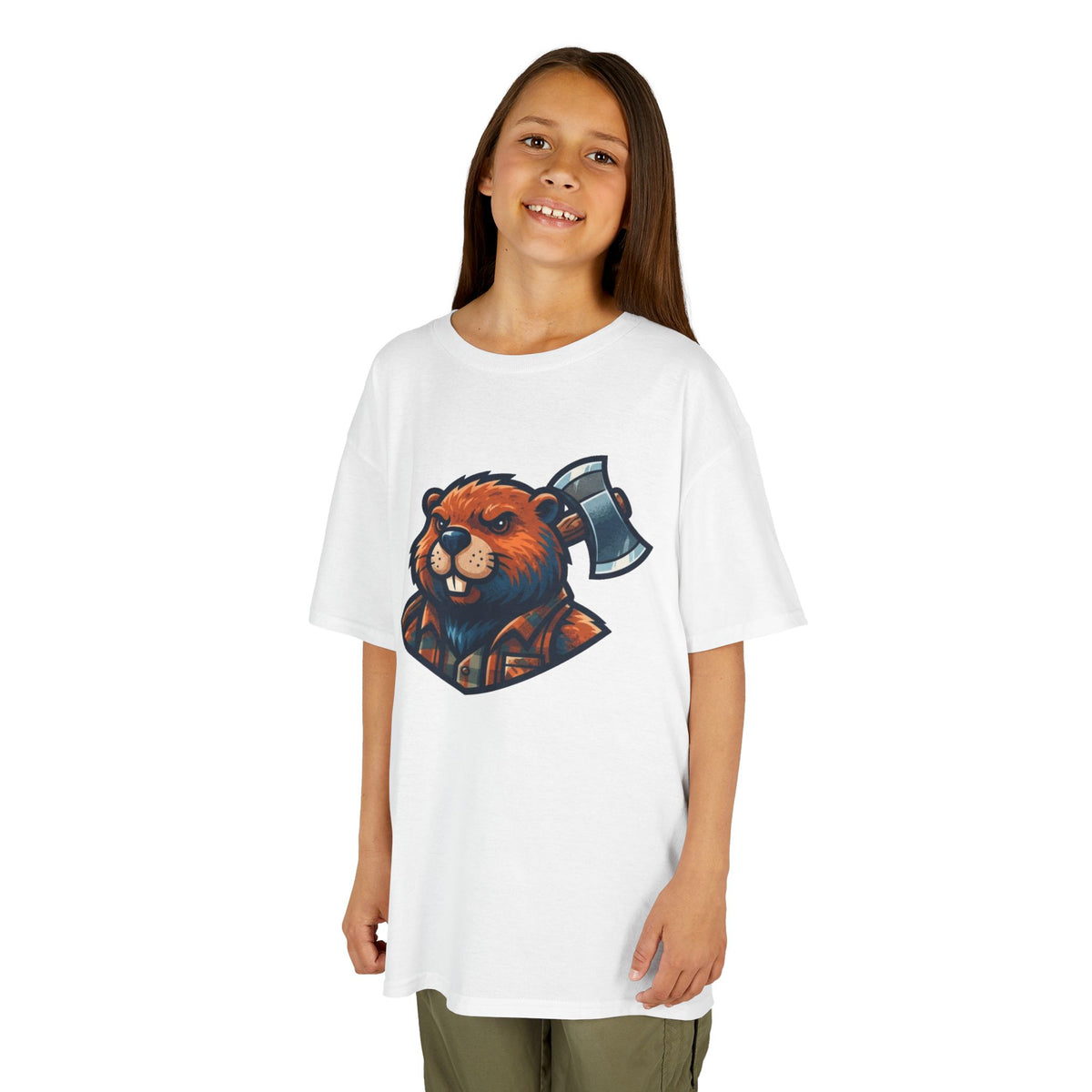 Color: White | In Desperate Need of Good Hard Wood Kids Tee
