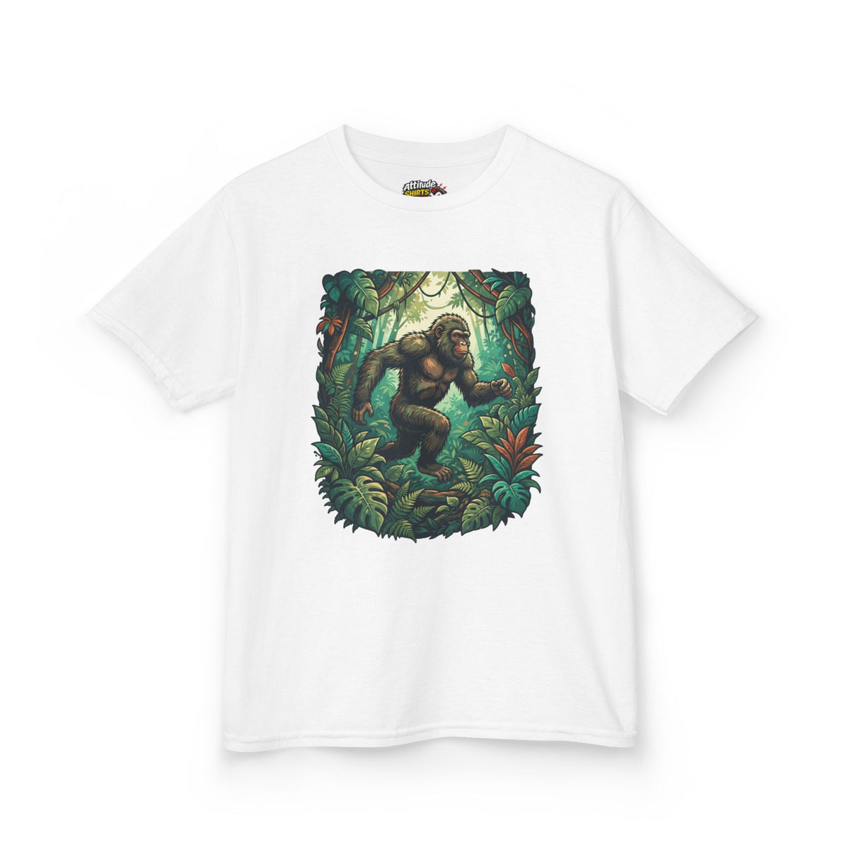 Color: White | The Bukit Timah Monkey Man (Singapore) Kids Tee