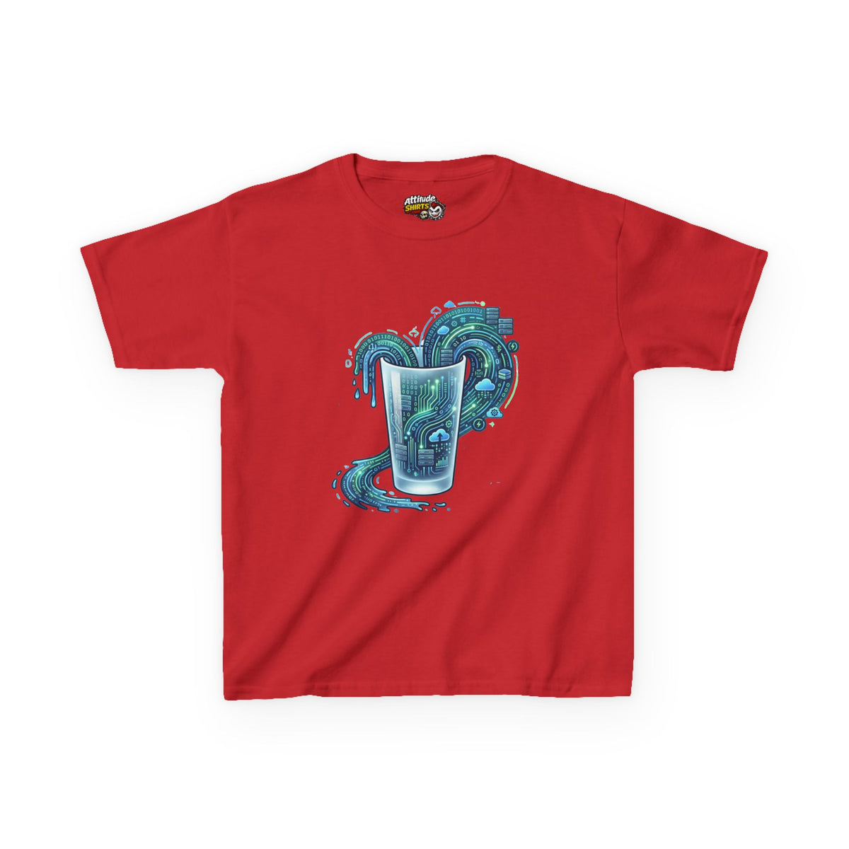 "Glass of Data" Kids Tee
