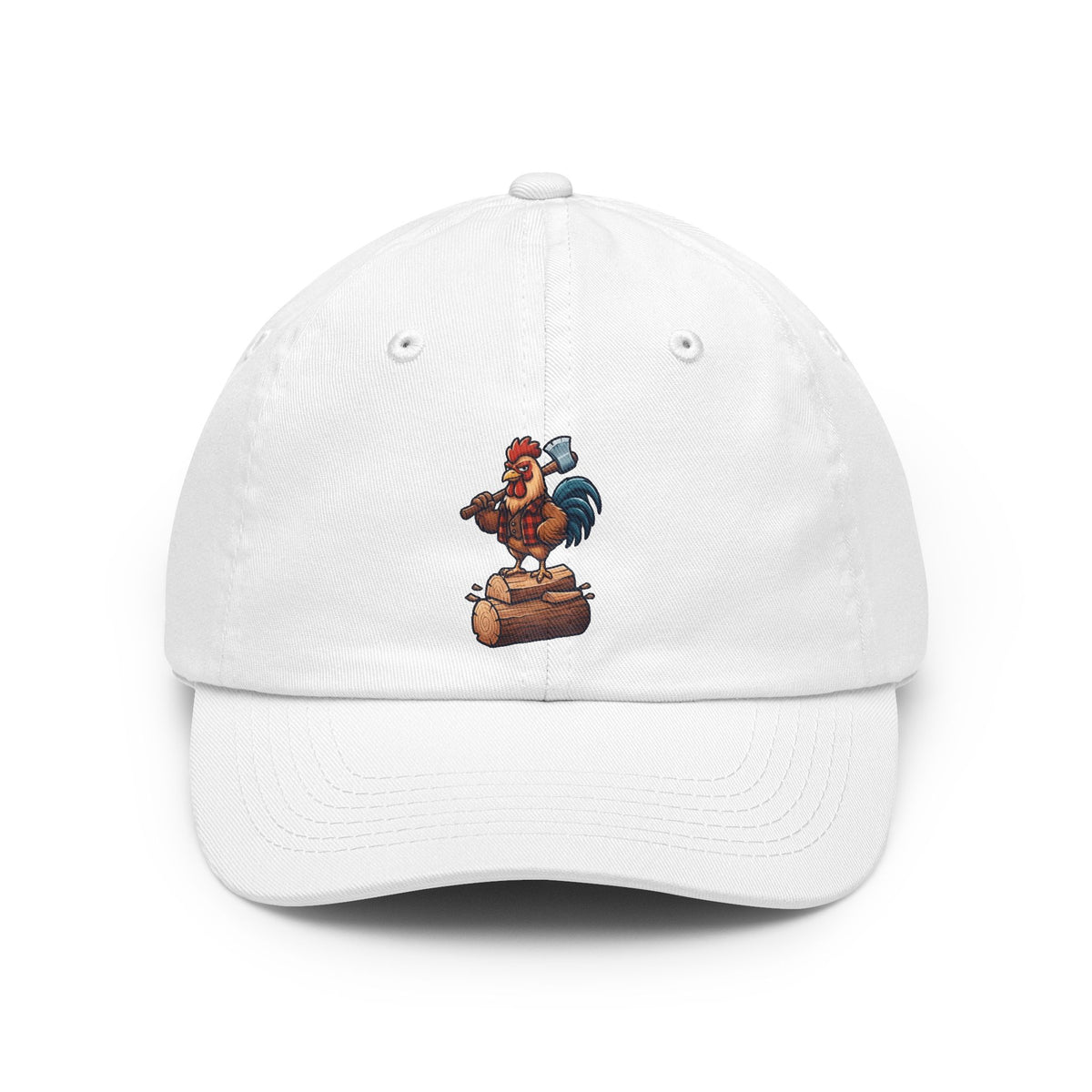 Color: White | Looking For A Little Peck Dad Hat — Graphic