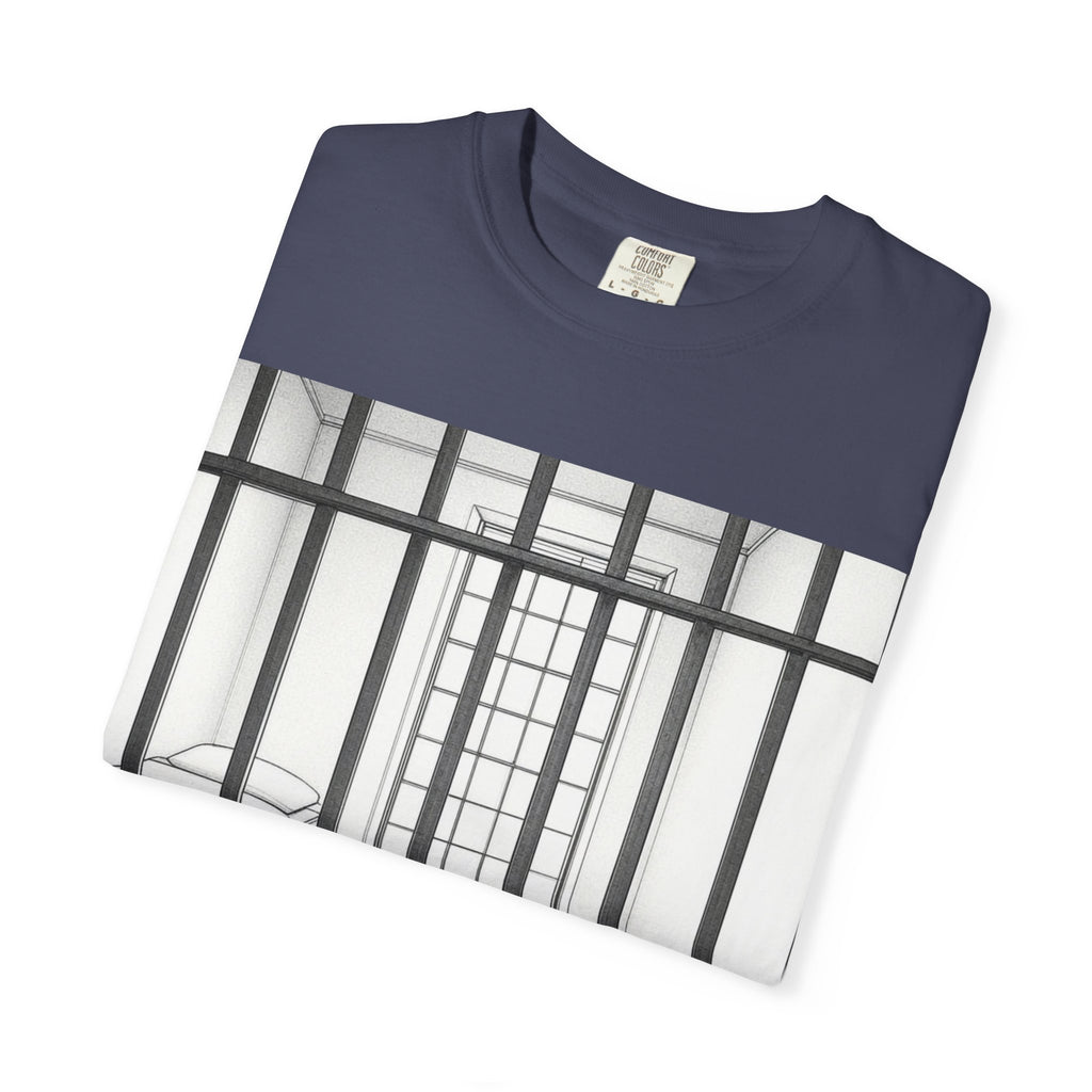 "86-47 Jail Cell" Unisex Garment-Dyed T-shirt