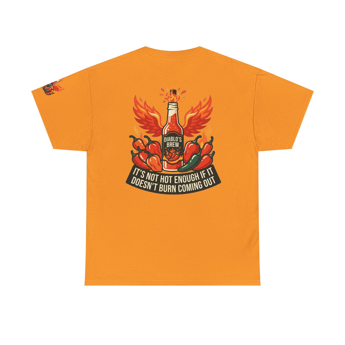 Color: Tennessee Orange | Burns Coming Out Premium Graphic Tee