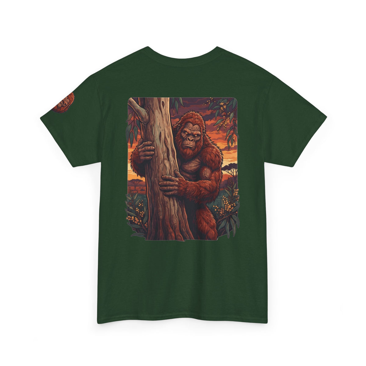 Color: Forest Green | Yowie (Australian Folklore) Premium Graphic Tee