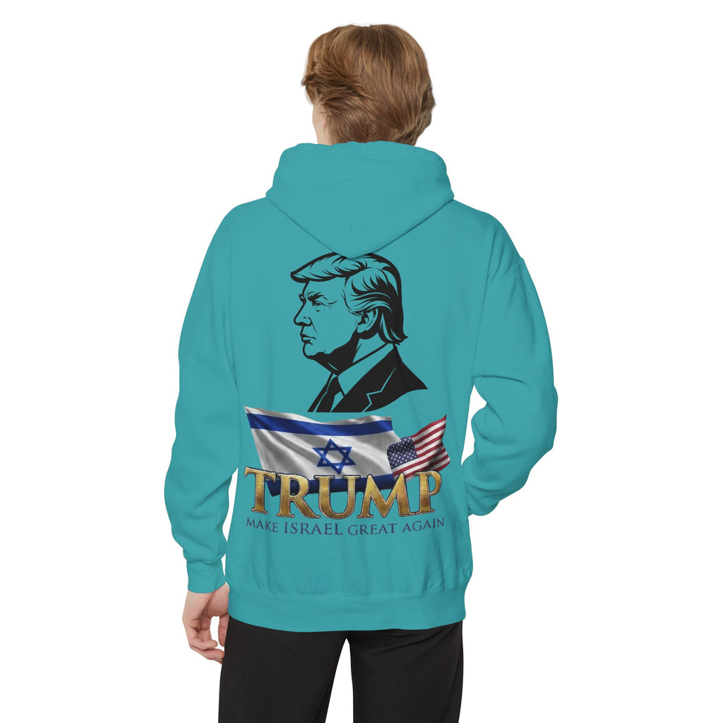 "Make Israel Great Again" Garment-Dyed Hoodie