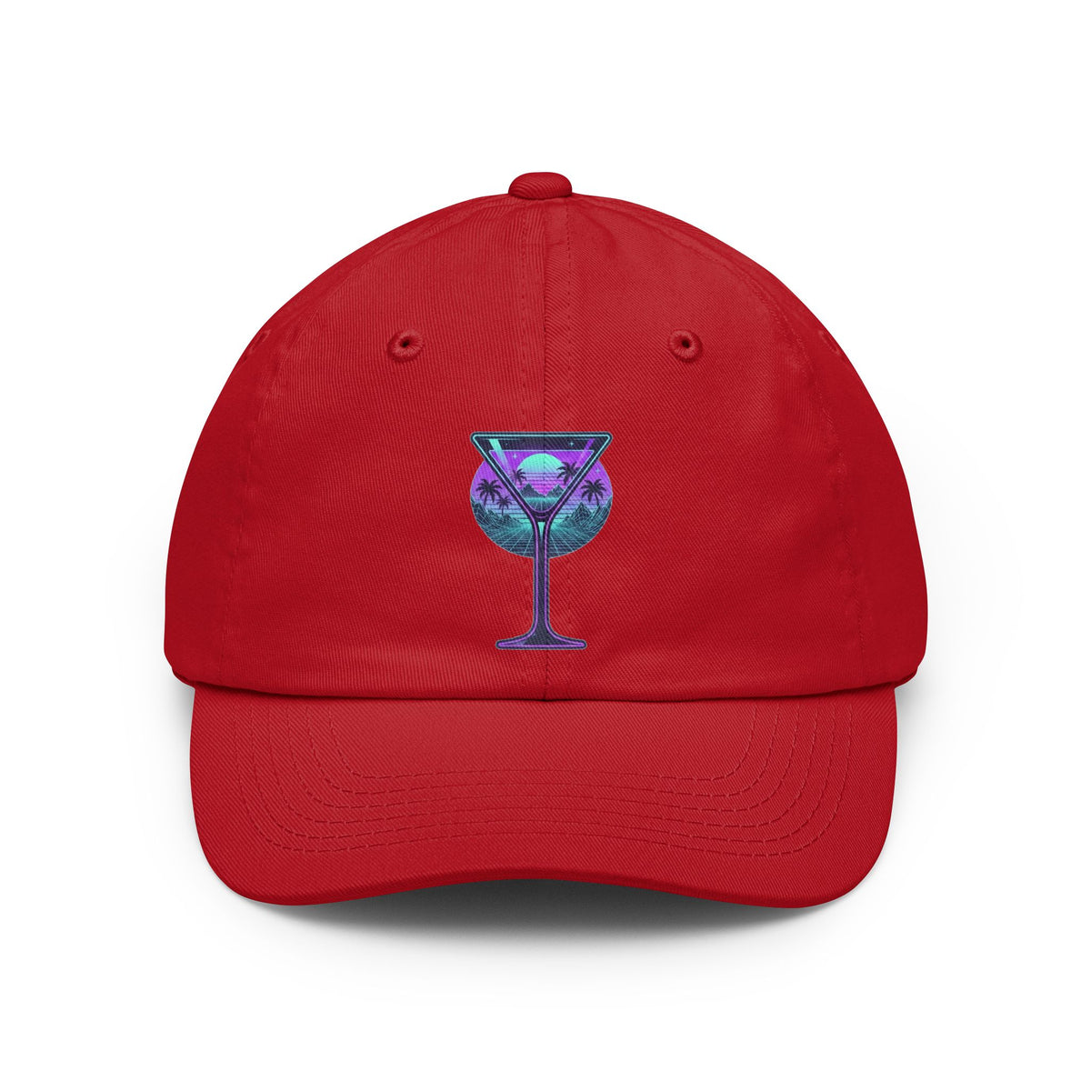 Color: Red | Up All Night Dad Hat