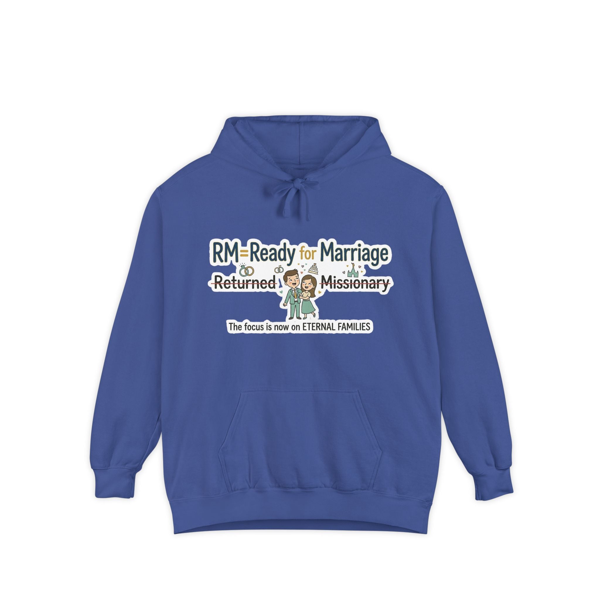 RM: Ready for Marriage (Probably Not) | Garment-Dyed Hoodie — AttitudeShirts