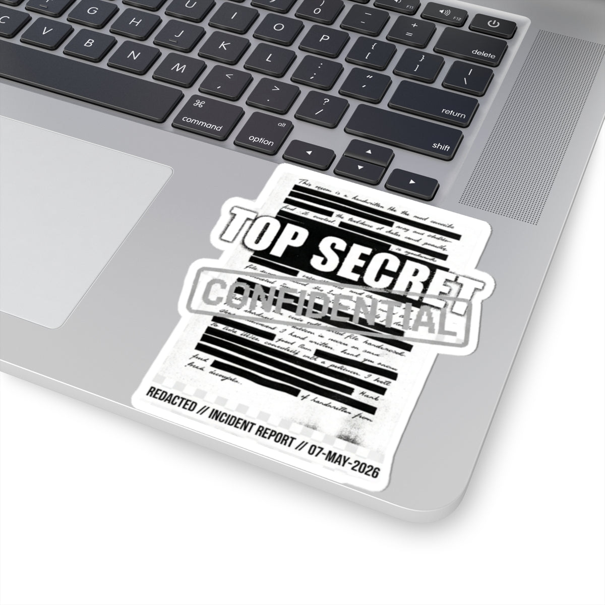 Classified Information Enthusiast | Kiss-Cut Sticker — AttitudeShirts