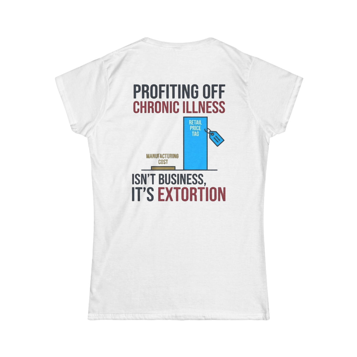 Color: White | Protest Series - Healthcare Is A Right Women's Tee