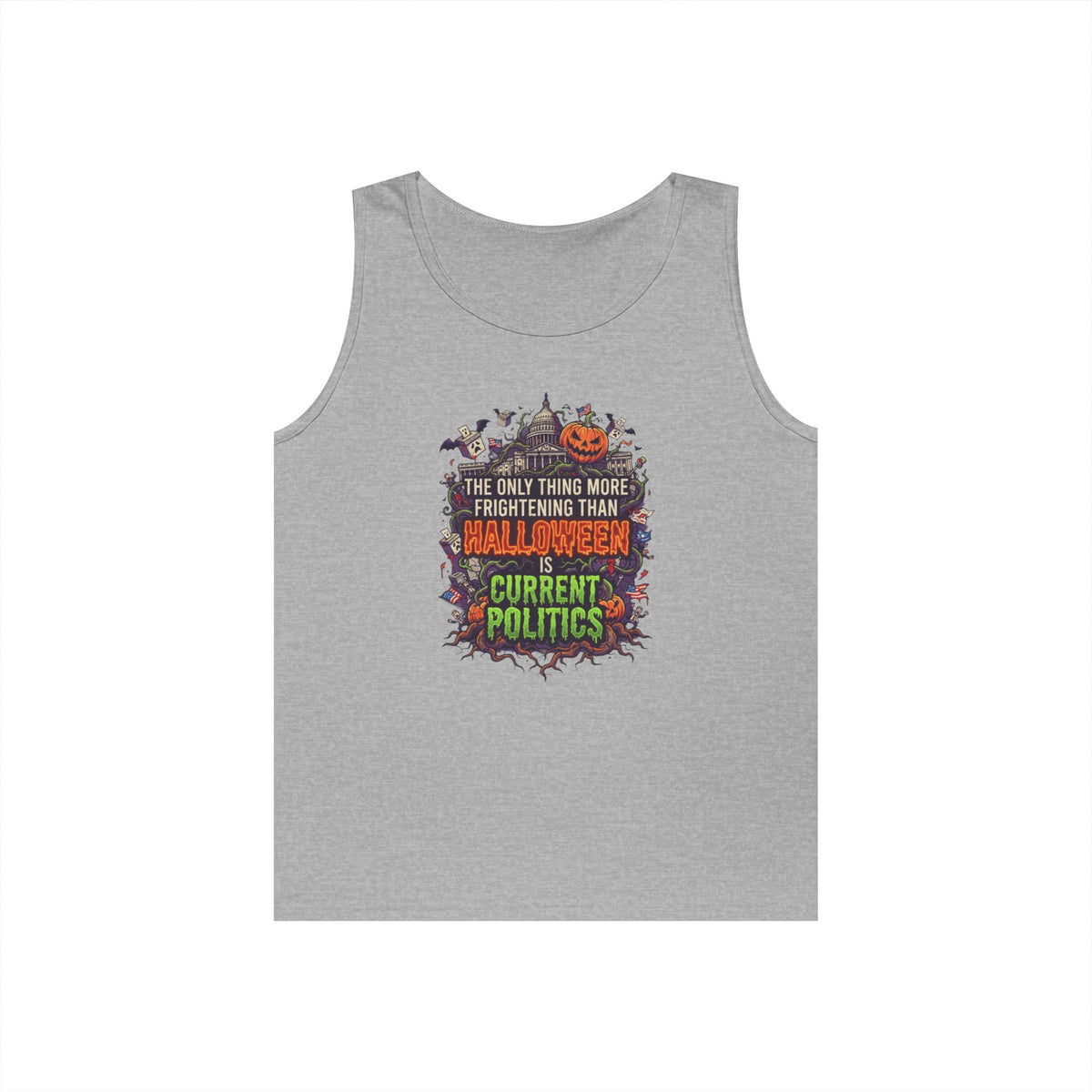 Color: Sport Grey | Current Politics Tank Top