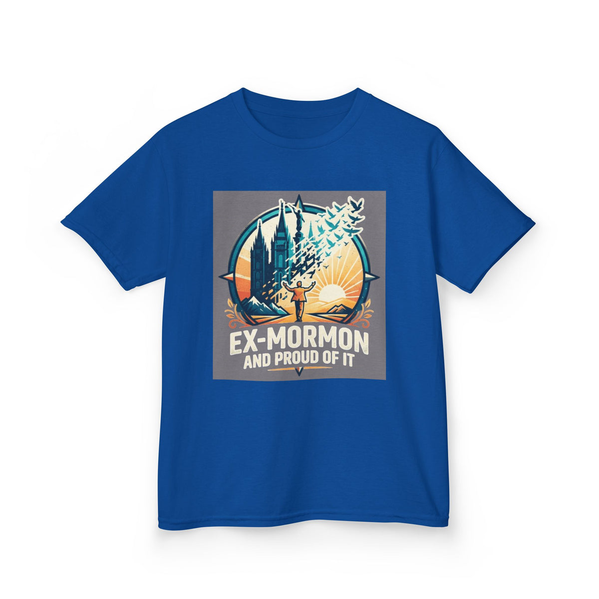 Color: Royal | Ex Mormon Kids Tee