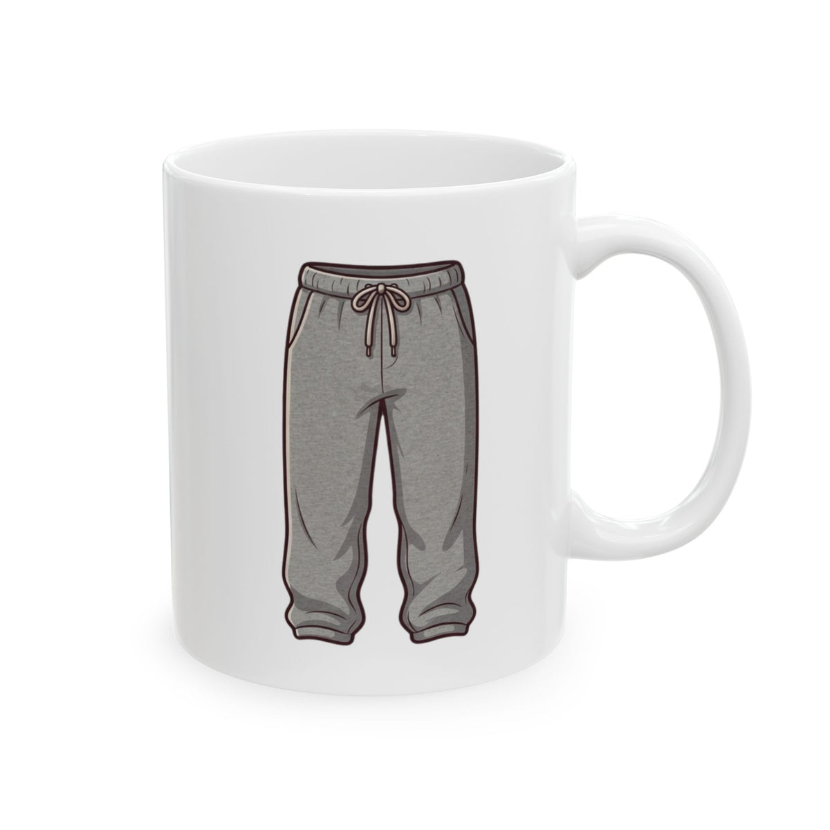 "Offical Thanksgiving Uniform" White Ceramic Mug — Graphic