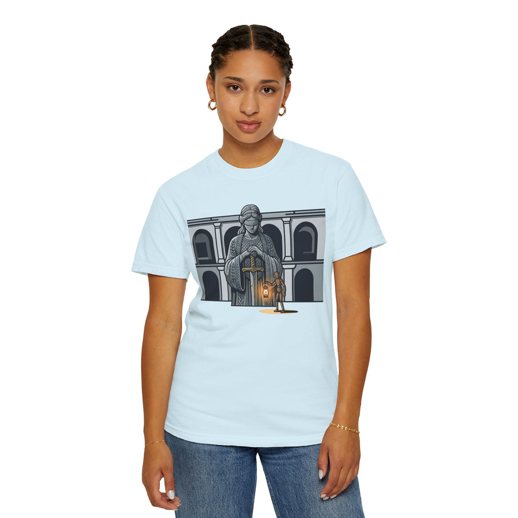 "Blind Justice" Unisex Garment-Dyed Tee