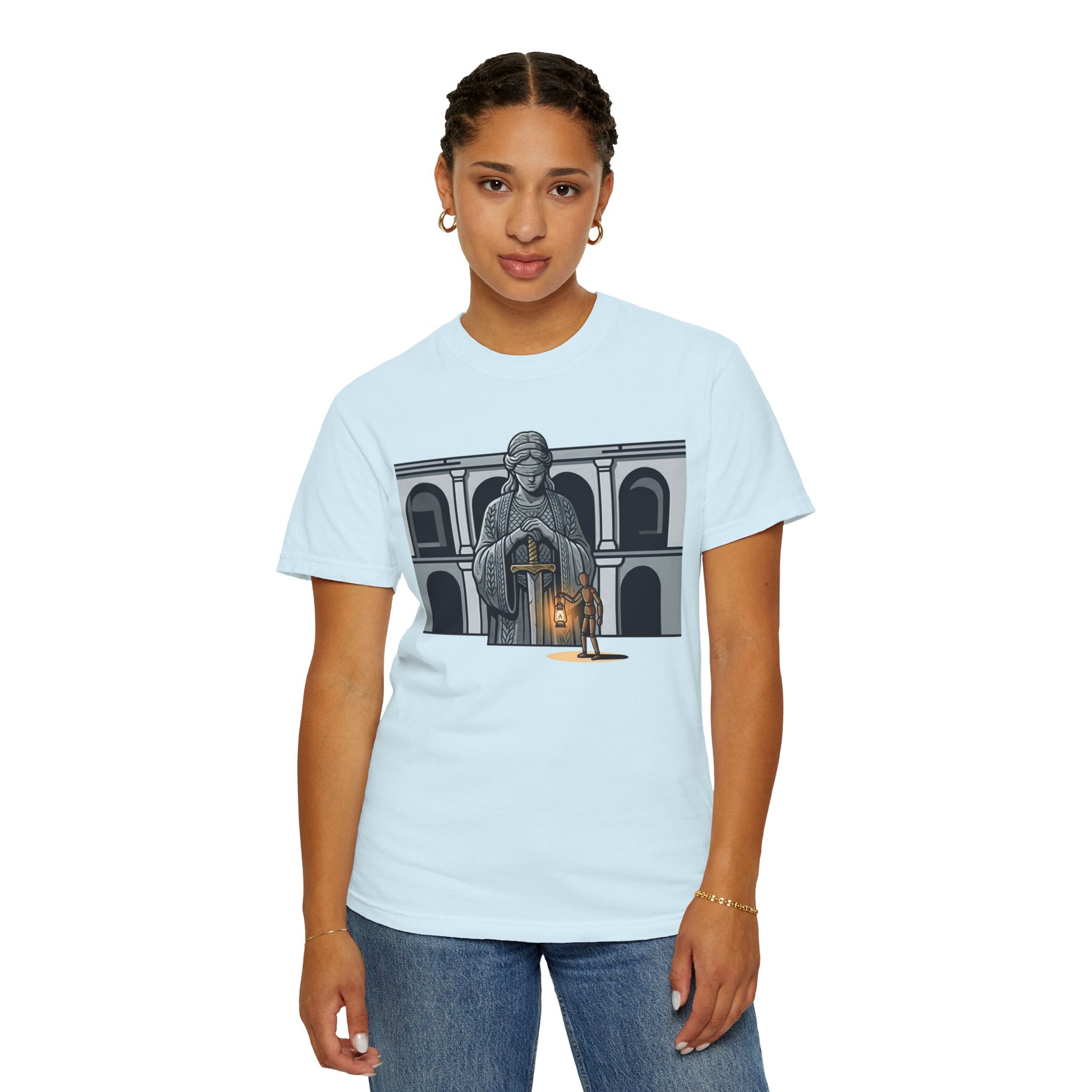 "Blind Justice" Unisex Garment-Dyed Tee