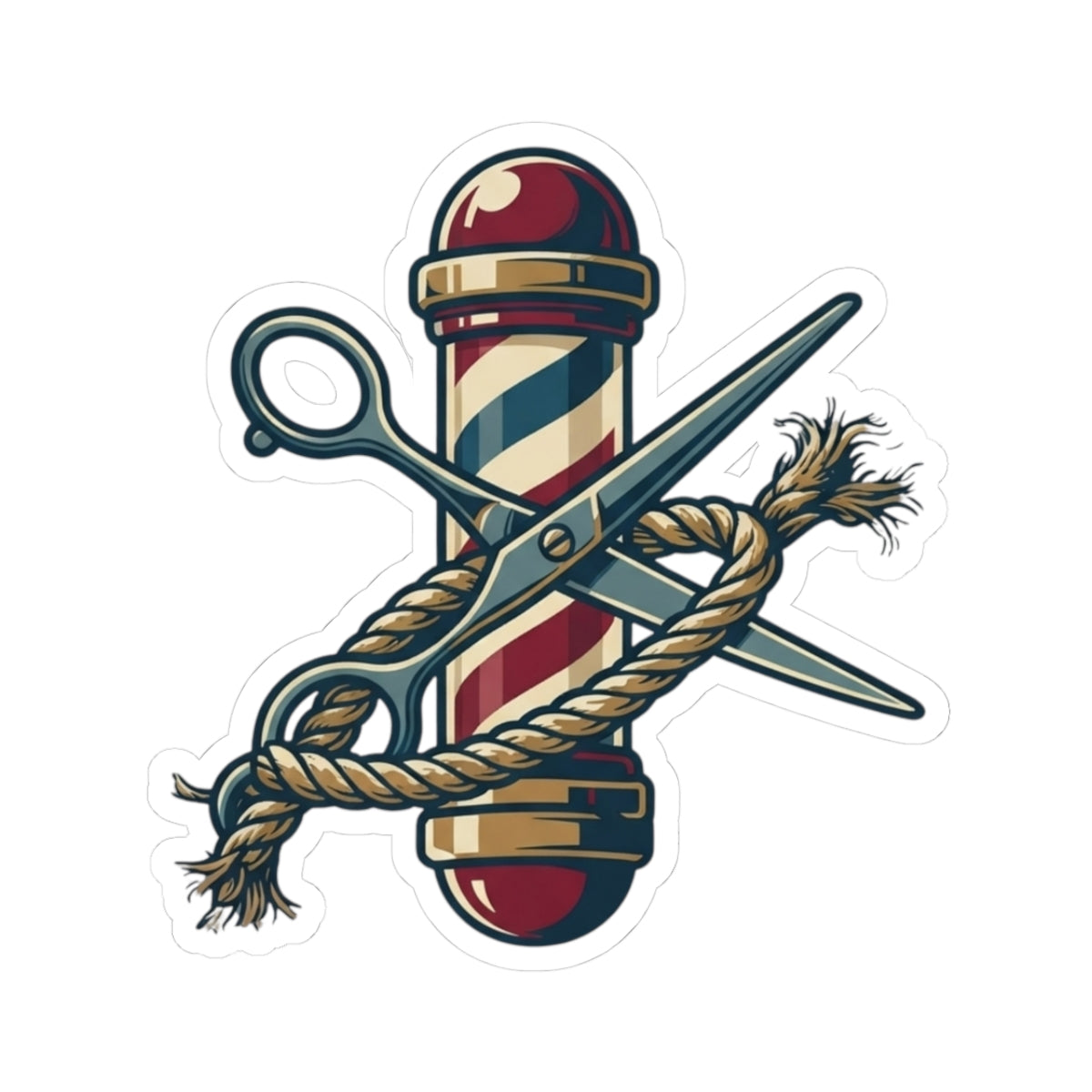 "Good Book Series Delilah's Barber Shop" Sticker