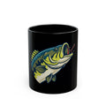 "Jerk Until She Swallows" Black Ceramic Mug — Graphic