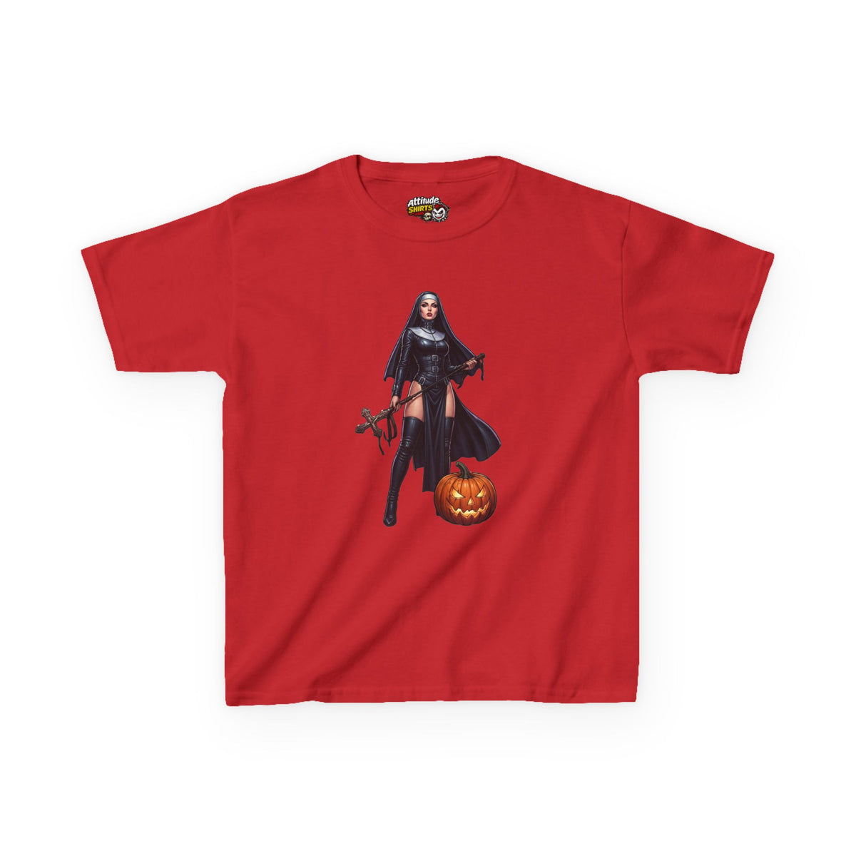 Sexy Halloween Nun Kids Tee