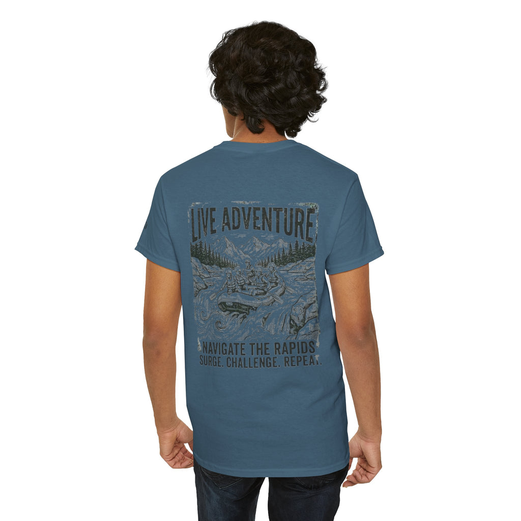 "Live Adventure - Rafting" Premium Graphic Tee