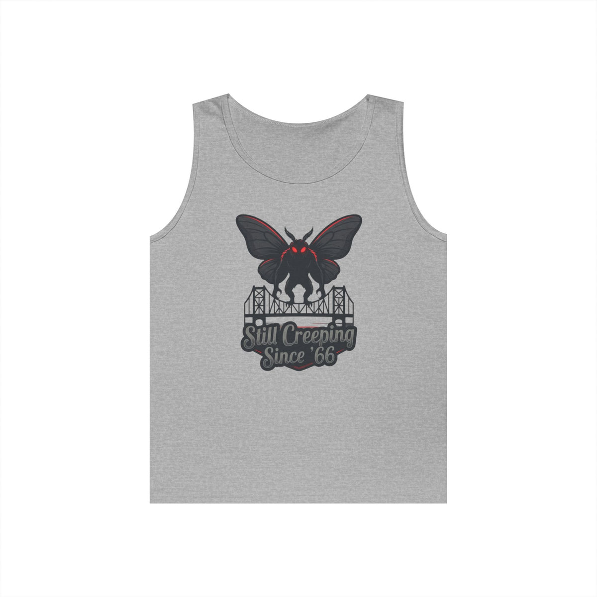Color: Sport Grey | Mothman (West Virginia, USA) Tank Top
