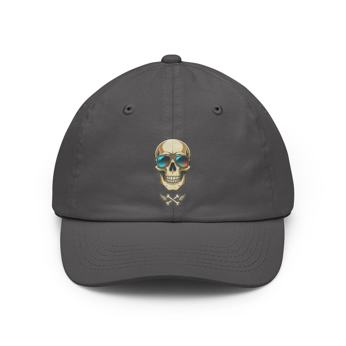 Color: Charcoal | Bad to the Bone Marrow Dad Hat — -C