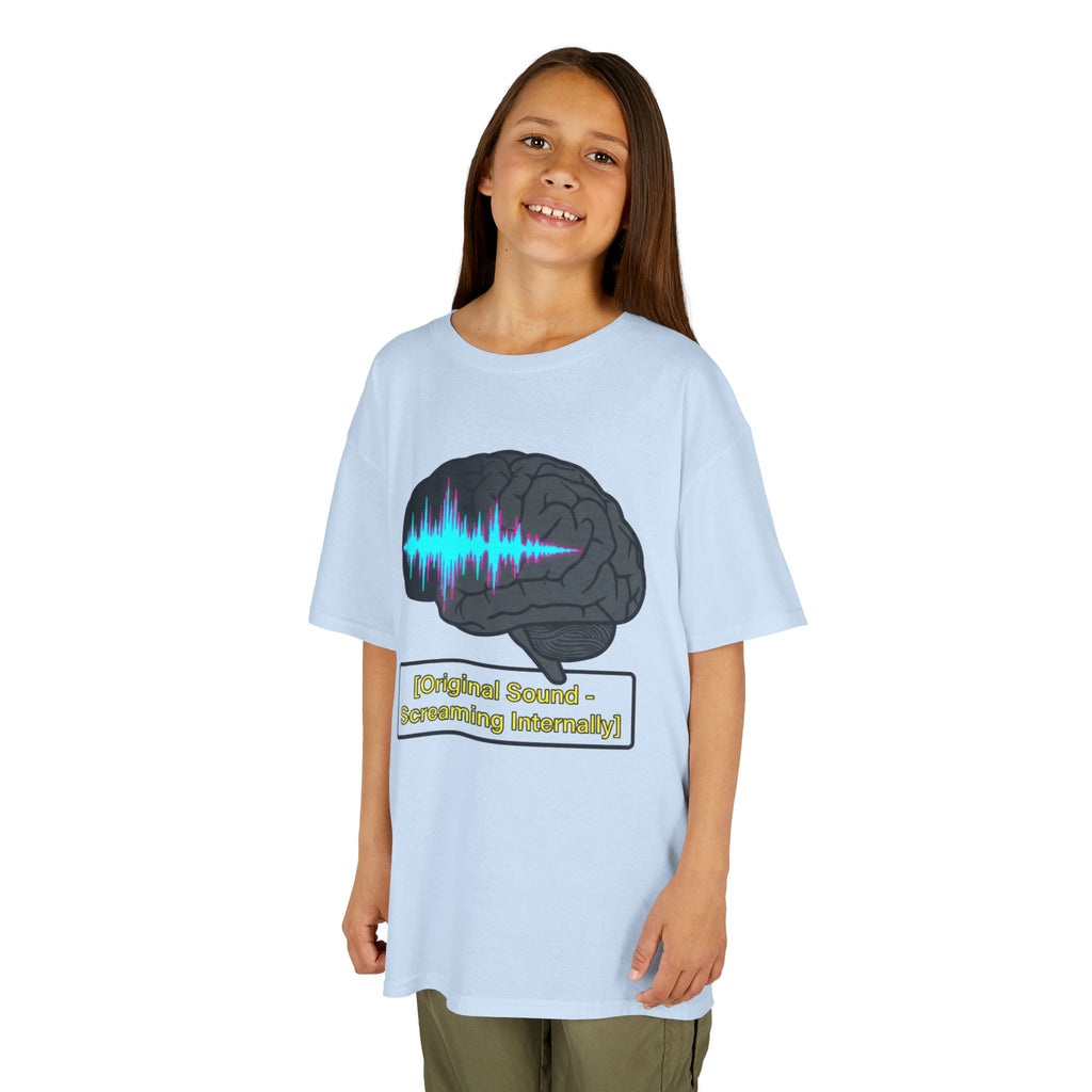 "Screaming Internally" Kids Tee