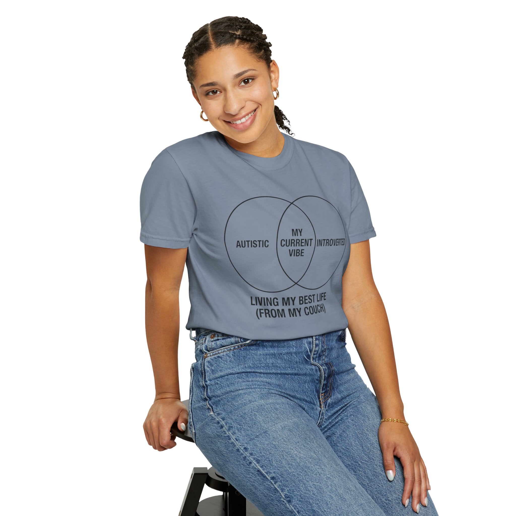 "Living My Best Life" Unisex Garment-Dyed Tee
