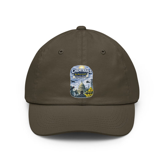 Color: Olive | They're Not Contrails | Dad Hat — AttitudeShirts