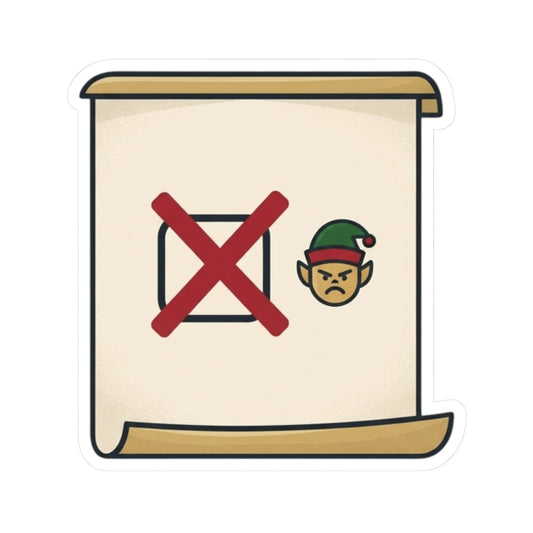 "Checking It Twice" Sticker