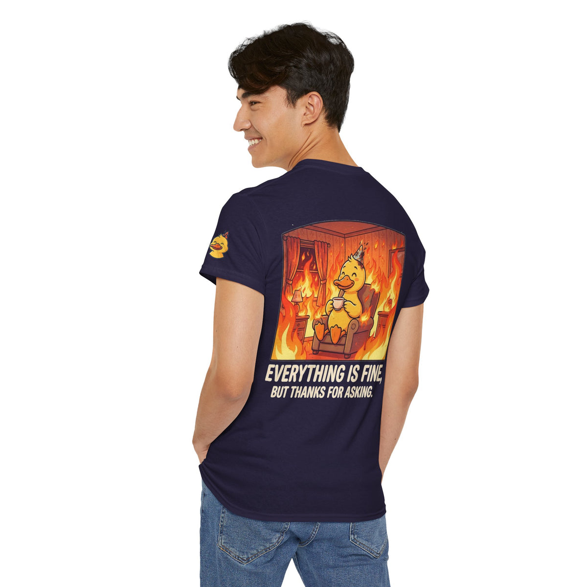 Color: Blackberry | Everything Is Okay Premium Graphic Tee