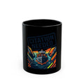 "Straight Of Hormuz is Open" Black Ceramic Mug — Graphic