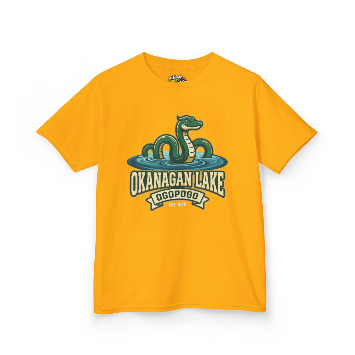 Color: Gold | Ogopogo (Canada) Kids Tee